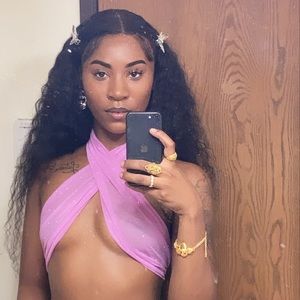 Small hand made crop top